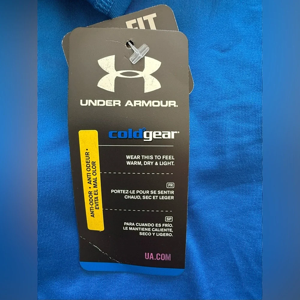 NWT Under Armour Men’s Cold Gear Mock Turtleneck - Picture 3 of 9